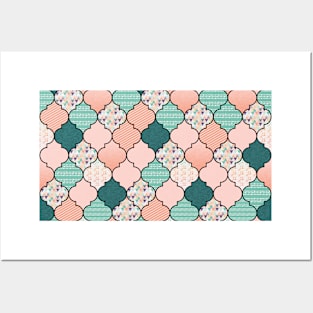 Moroccan Tile, Moroccan Pattern design Posters and Art